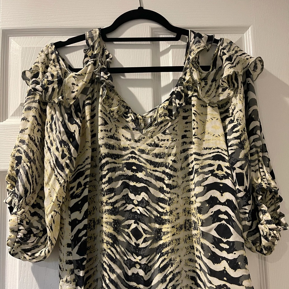 Parker cold shoulder blouse